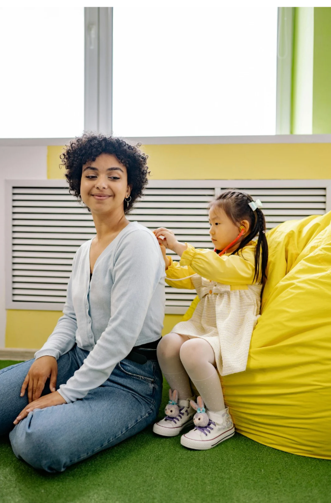 Child health campaign early intervention of a mother and child