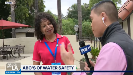 First 5 San Bernardino Director Karen Scott on Good Day LA talks about the ABC's of water safety