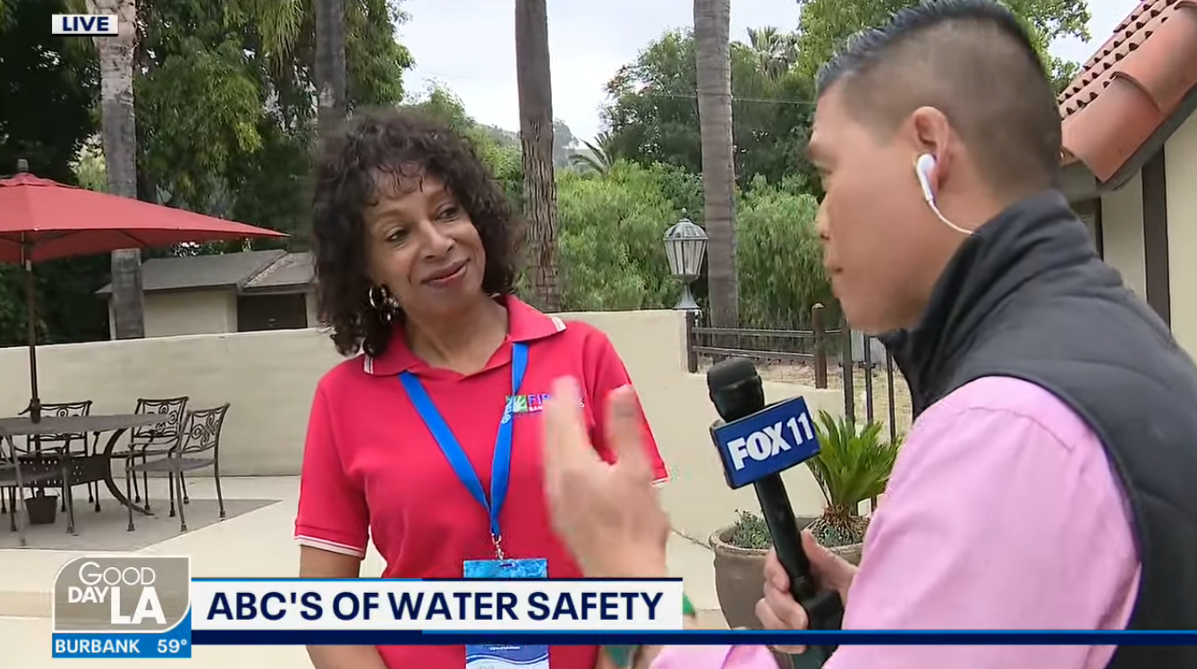 First 5 San Bernardino Director Karen Scott on Good Day LA talks about the ABC's of water safety