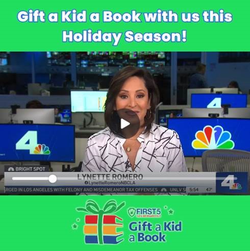 Video of give a kid a book for the holidays