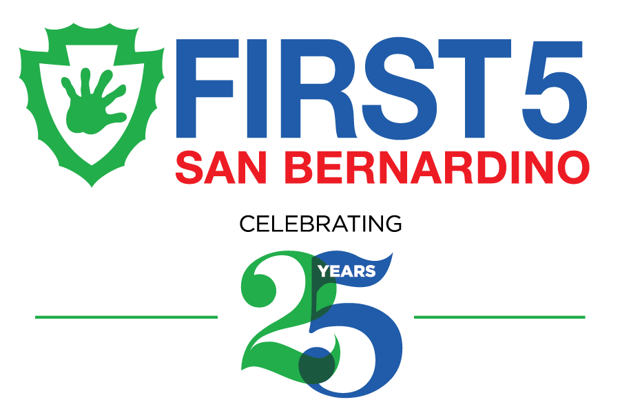 First5 San Bernardino celebrating  25th yrs sign.