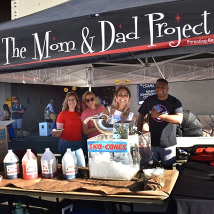 The Mom & Dad Project booth