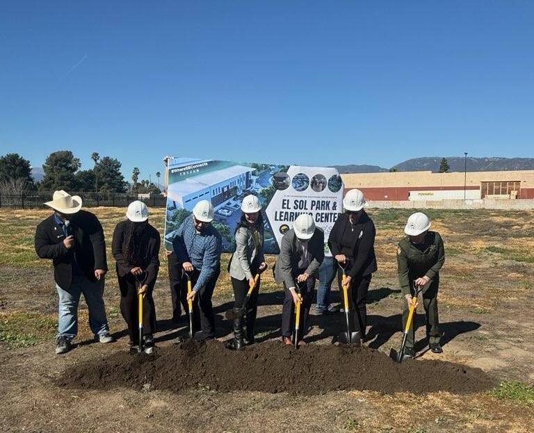 Breaking ceremony for El Sol park & learning center