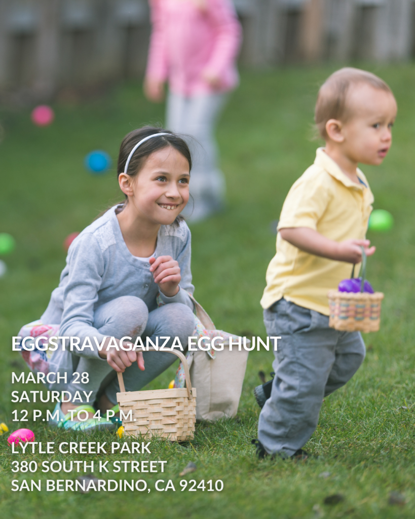 Picture of kids picking up eastereggs