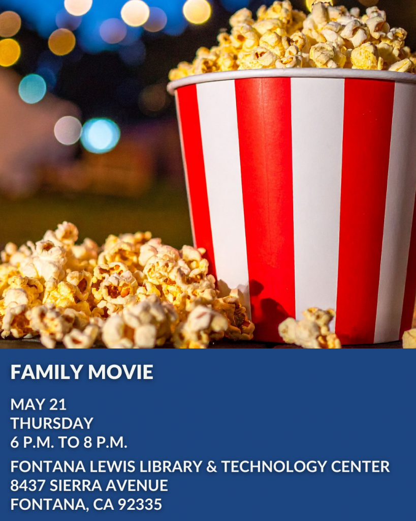 Shoutout May 21 event family movie