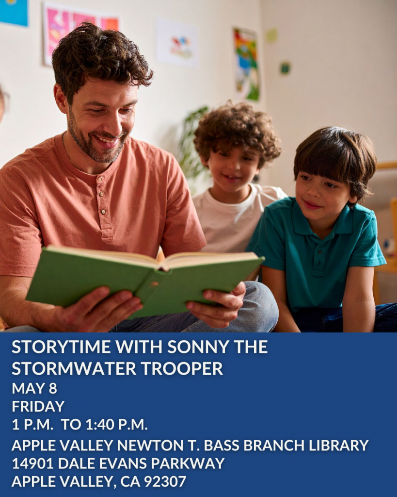 Storytime with Sonny event May 8