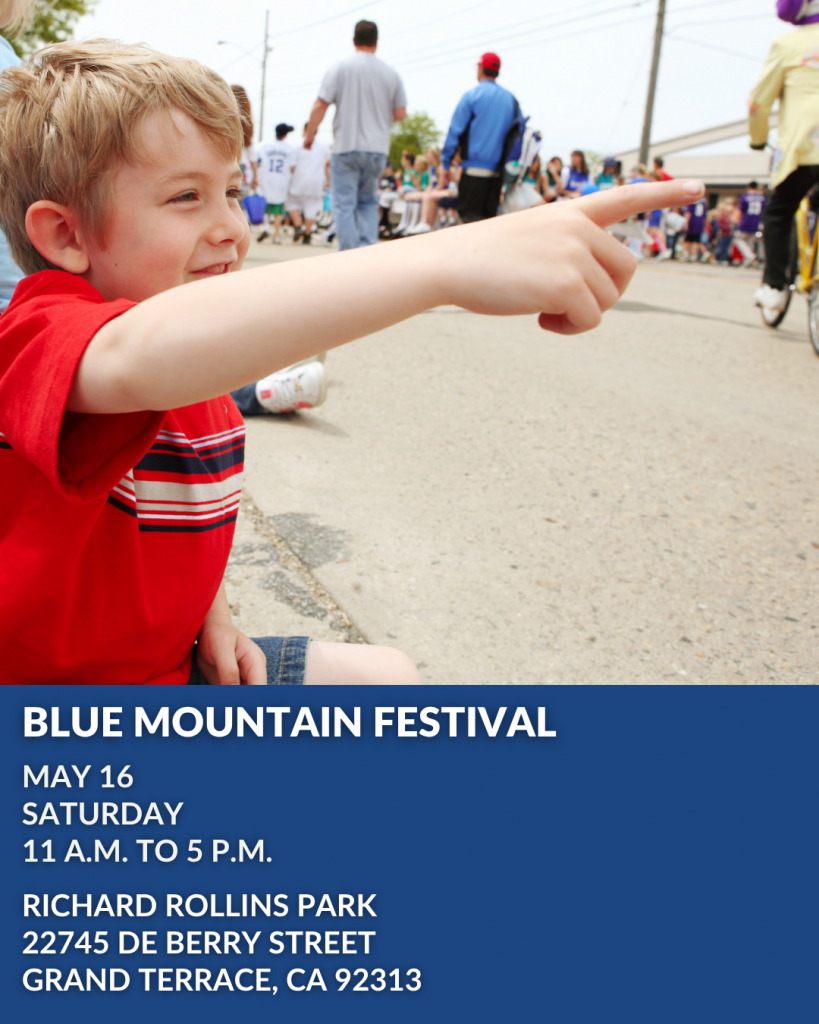 Blue Mountain festival event May 16