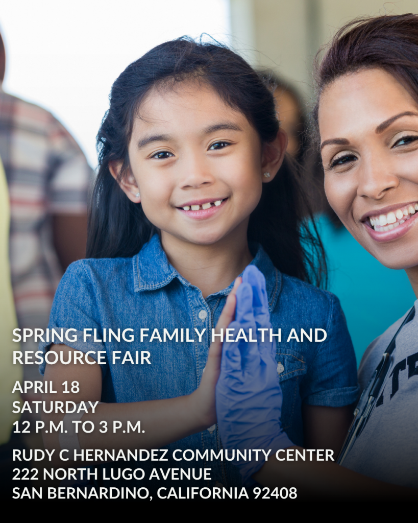 Spring fling family health and resource fair