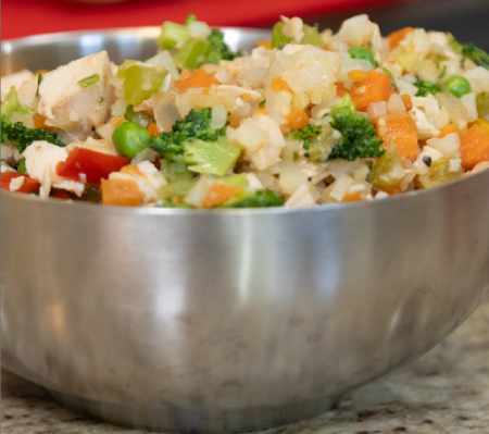 Image of fried chicken rice