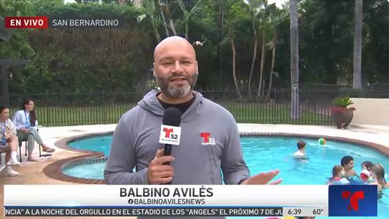 Telemundo pool safety spanish