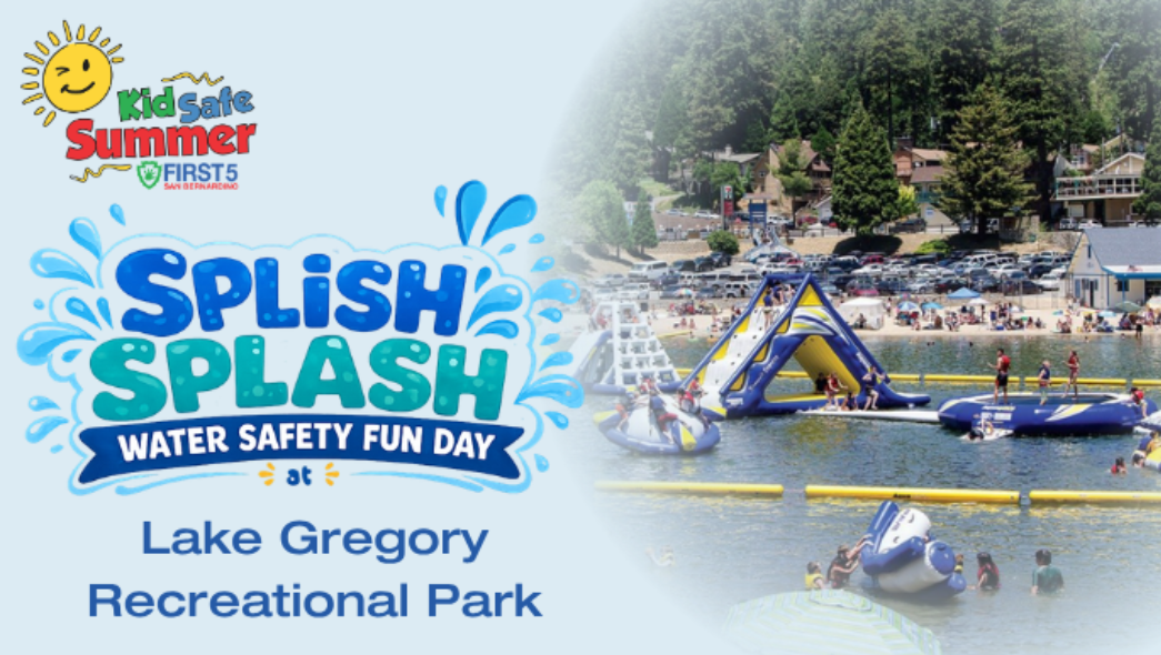 Water splash at Lake Gregory